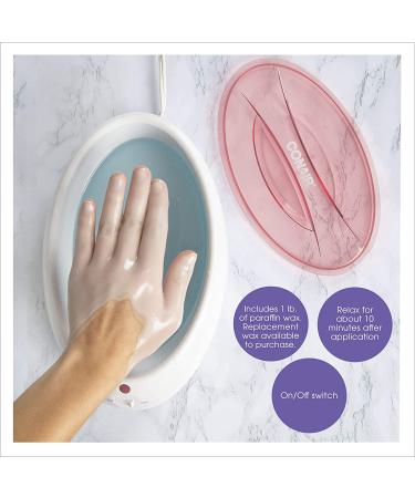 True Glow by Conair Thermal Paraffin Spa Treatment with 1lb. Pink Paraffin Wax - Moisturizing & Relaxing - Buy Online on GoSupps.com