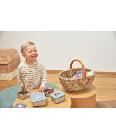 L SSIG Snack Box Set of 3 - Stainless Steel Tiny Farmer Lilac | Eco-Friendly & Durable Lunch Containers - Buy Online on GoSupps.com
