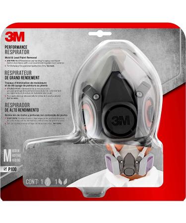 3M Lead Paint Removal Respirator Lightweight Construction Durable Adjustable Head Straps Lead Paint Respirator - Buy Online on GoSupps.com