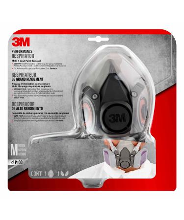 3M Lead Paint Removal Respirator Lightweight Construction Durable Adjustable Head Straps Lead Paint Respirator