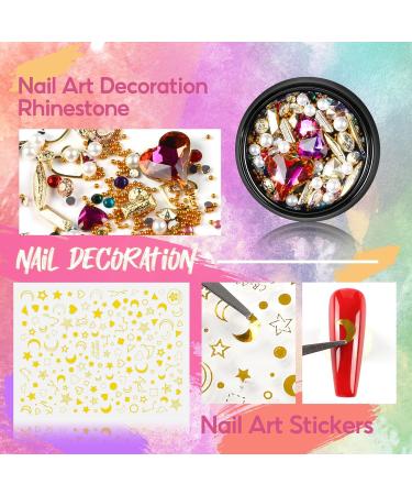 PEACECOLOR Gel Nail Kit with Electric Nail File | 10 Colors Gel Polish Set | 36W UV/LED Lamp | Starter Kit with Professional Manicure Tools & Halloween Decorations - Buy Online on GoSupps.com