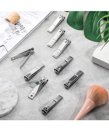 12-Piece Stainless Steel Nail Clipper Set - Fingernail & Toenail Cutter for Men & Women - Buy Online on GoSupps.com