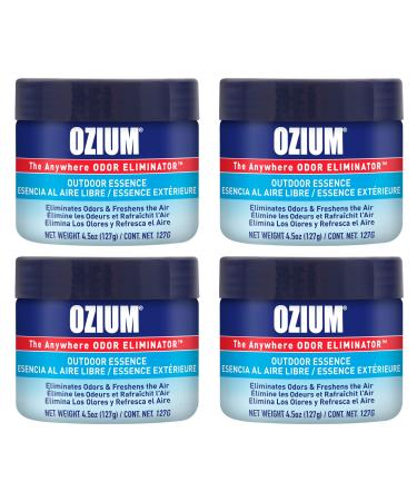 Ozium 4.5 Oz. 4 Pack Odor Eliminating Gel for Homes Cars Offices and More Outdoor Essence 4 Pack Outdoor Essence 4 Pack - Buy Online on GoSupps.com