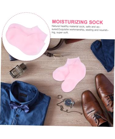 minkissy 1 Pair Protective Socks Foot Moisturizer Socks Mules for Women Heels Moisturizing Socks Lotion Infused Socks Moisturizing Stocking Women s Socks Heel Socks Jelly Women's Care Sebs 20X12cm - Buy Online on GoSupps.com