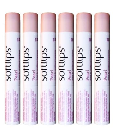 Softlips Tinted Lip Conditioner/Moisturizer Pearl 0.07 oz (Pack of 6) 0.07 Ounce (Pack of 6)