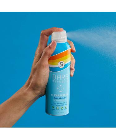Bare Republic Clearscreen Spray SPF 50- 2 Pack (6 fl oz each) | Broad Spectrum Sunscreen - Buy Online on GoSupps.com