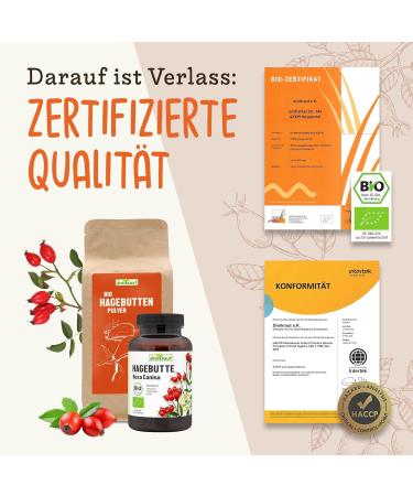 Kern-Plus Organic Rose Hip Powder | dreikraut | With 35% Kernel | From the European Wild Collection | 100% Natural Rosehip Powder (1000g) - Buy Online on GoSupps.com