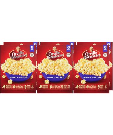 Orville Redenbacher's Popcorn Simply Salted 6 Count (Pack of 6) Simply Salted 13.67 g (Pack of 36) - Buy Online on GoSupps.com
