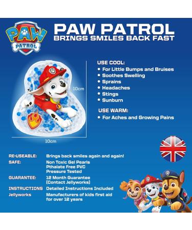 Jellyworks Paw Patrol Soothing Reusable Gel Pack - Multi-Colour | International Shipping Available - Buy Online on GoSupps.com