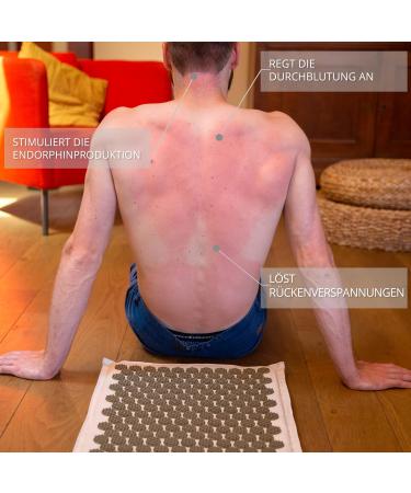 High-Quality Fit Acupressure Set - Natural Mat Pillow & Bag for Back & Neck Pain Relief | Multi-Colored Muscle Relaxation - Buy Online on GoSupps.com