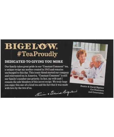 Bigelow Constant Comment Black Tea - Caffeinated, 120 Bags (Pack of 6) - Premium Flavor - Buy Online on GoSupps.com