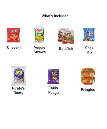 Everyday Care Package - 50 Count Snack Box with Bonus Snack | Chips, Crackers, Candy & More for Students, Military & Office - Buy Online on GoSupps.com