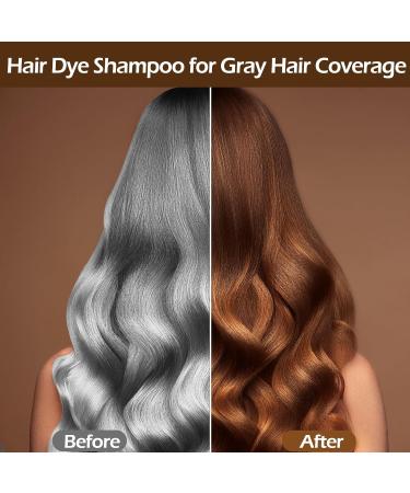 Shampoing Colorant 500 ml Hair Sye Shampoo 3 en 1 & 50 ml Shampooing & 50 ml Apr s-Shampoing Longue Dur e-Naturelle Shampooing Cheveux Color s Instantan pour Homme Femme (Dark Brown) - Buy Online on GoSupps.com