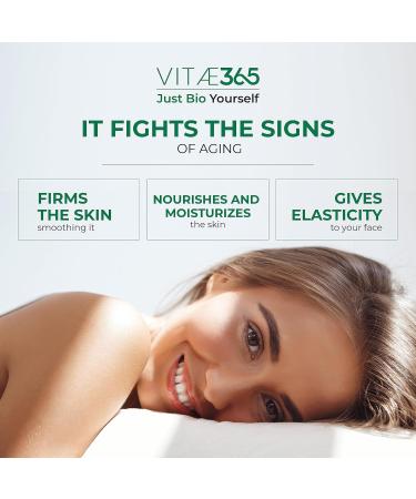 Vitae365 - Bio Face Serum Hyaluronic Acid - Vitamin C and E - Made in Italy - High Concentration - Organic Echinacea - Anti-wrinkle serum face neck and under-eye area - Vegan - Pocket Size - 15ml - Buy Online on GoSupps.com