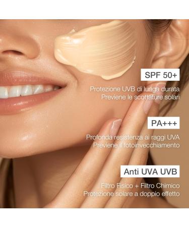 Dermastir Sun Protection SPF 50+ Tinted - Mattifying Action with Chemical and Physical filters UVA/UVB - Made in France 50ml - Buy Online on GoSupps.com