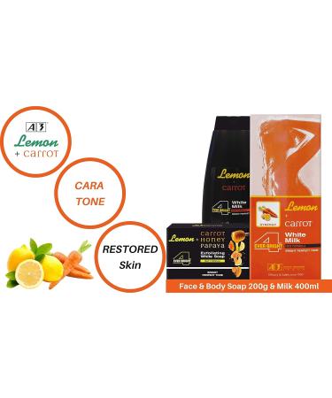 A3 Lemon Carrot White Milk - 400ml - Buy Online on GoSupps.com