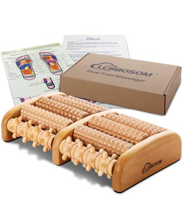 Lcbbosom foot massage roller for the wellness for at home and office - foot massage for reducing stress and pain relief for heel spur - foot massage device by stimulating the foot reflex zones