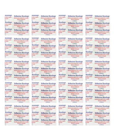 EXCEART 100pcs Ok Aftercare Hemostasis Care Dressing Tape Band Dressing Tape for Aid Band Child Film Household Pu