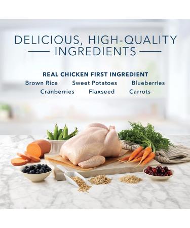 Blue Buffalo Healthy Aging Natural Mature Dry Cat Food Chicken And Brown Rice 3.1kg bag - Medium Bag kibble Medium Bag 7+ Mature - Buy Online on GoSupps.com