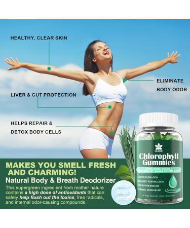 Chlorophyll Gummies + Chlorophyll Liquid Drops Liposomal for Women & Men - Buy Online on GoSupps.com