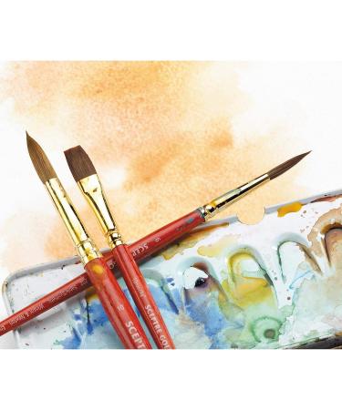 Winsor & Newton Sceptre Gold II Brush Round-Short Handle Size 10 Series 101 - Buy Online on GoSupps.com