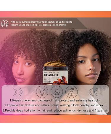 Batana Oil for Hair - Unrefined Batana Oil from Honduras for Healthier Thicker Fuller Hair - Organic Batana Oil - 4.05 oz - Buy Online on GoSupps.com