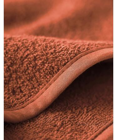 Kirman Premium Hair Turban Towels - 2 Pack 100% Cotton Quick-Dry for Short & Long Hair - Cinnamon Brown - Buy Online on GoSupps.com