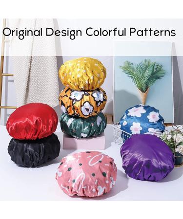 Terry Lined Shower Cap for Women - Waterproof & Reusable - Blue - Buy Online on GoSupps.com