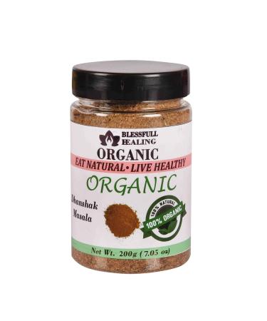 Blessfull Healing Organic Dhanshak Masala 200 Gram Airtight Container (Packing May Vary) 200 Gram 7.05 oz