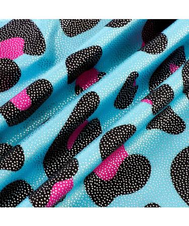 Hoziy Long Sleeve Girls Gymnastics Leotard | Floral Unicorn Galaxy Rainbow | 7-8 Years | Blue Leopard Print - Buy Online on GoSupps.com