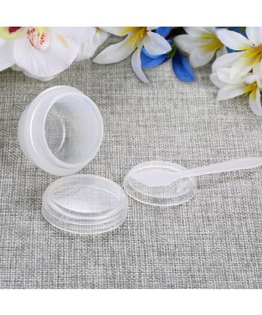 Empty Cosmetic Containers withLids 20g Plastic Small Refillable Travel Bottle Leak Proof Round Clear Jars Tsa Approved Environmental Perfect forSlime Samples Lotion Creams andMore/23/71 - Buy Online on GoSupps.com