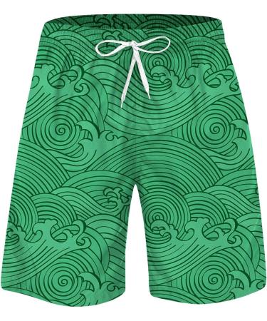 Ronony Men s Green Summer Shorts - Loose Fit Casual Jogging & Fitness Pants | Bermuda Training & Beach Shorts (4XL) - Buy Online on GoSupps.com