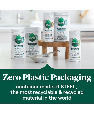 Seventh Generation Zero Plastic Foaming Toilet Bowl Cleaner - Fragrance Free 12.3 oz - Buy Online on GoSupps.com