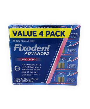 Fixodent Extra Hold Denture Adhesive Powder 2.7 oz (Pack of 4), Other