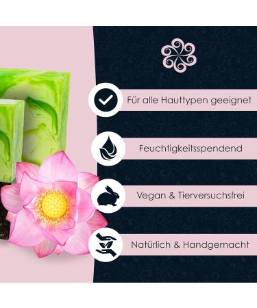 Buy Panu Lotus Vegan Soap - Natural Solid Shower Gel & Shampoo - Premium 110g Bar for All Skin Types - Buy Online on GoSupps.com