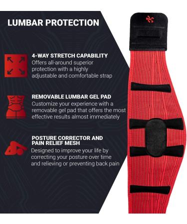 UFlex Athletics Waist Support (Small) - Premium Back Support for Pain Relief & Comfort | International Shipping Available - Buy Online on GoSupps.com