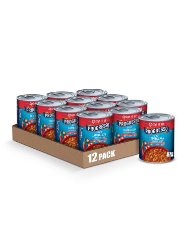 Progresso Spicy Jambalaya Soup With Sausage & Ham 18.5 oz Can (Pack of 12) - Buy Online on GoSupps.com