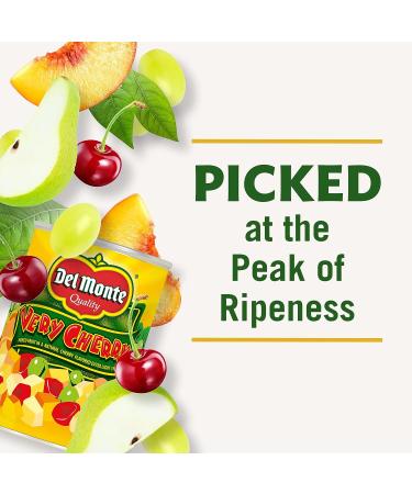 Del Monte Very Cherry Mixed Fruit in Extra Light Syrup 15 oz Can - 12 Pack - Buy Online on GoSupps.com