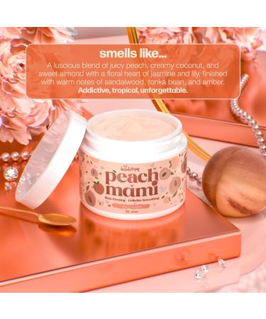 Amatemas Peach Mami Firming Body Cream - Hydrating Saggy Skin Tightening Cream and Anti Cellulite Lotion for Legs Thighs Hips Arms Belly Bum - Lightweight Quick-Absorbing Formula - 2 Ounces - Buy Online on GoSupps.com