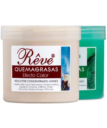 REVE REVE Fat Burning Pack with Hot + Cold Effect Powerful Anti-Cellulite Firming Gel Cream for Men and Women 500ml + 500ml