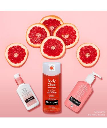 Neutrogena Body Clear Acne Body Wash - Maximum Strength Salicylic Acid Vitamin C - Oil Free - Pink Grapefruit Scent - 250ml Body Clear - Pink Grapefruit - Buy Online on GoSupps.com