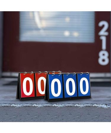Bluecell Portable Table Top Scoreboards - Set of 2 for Volleyball, Basketball, Table Tennis - Buy Online on GoSupps.com