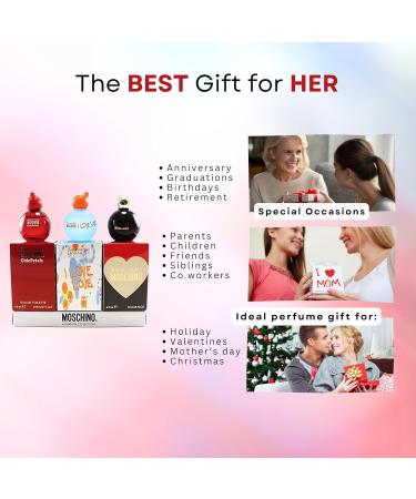 MOSCHINO Perfume for Women Variety Gift Set - Buy Online on GoSupps.com