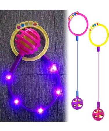 Shop Children's Flashing Jump Ring & Swing Wheel - Fun Sports Toys for Kids | Foldable Flash Jumping Ball & Skip Ball - Buy Online on GoSupps.com