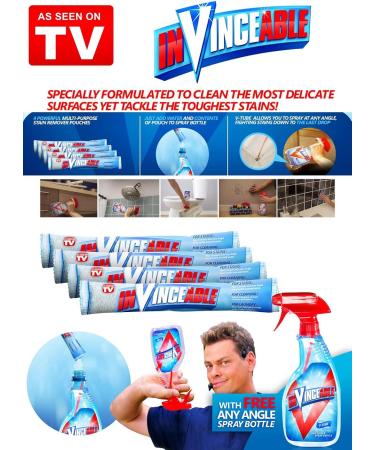 Invinceable All-In-One Stain Fighter | General Cleaner & Laundry Booster - 9oz | Eco-Friendly & Effective for All Fabrics - Buy Online on GoSupps.com