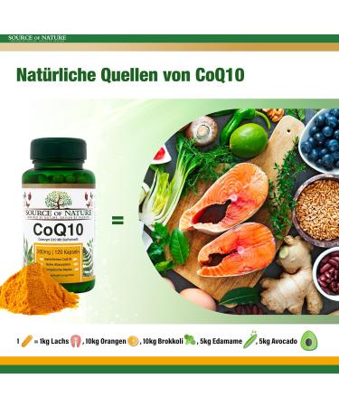 Source of Nature COQ10 200MG - 120 Vegan Capsules | 4-Month Supply | 98% Pure Coenzyme Q10 with Bioperine for Enhanced Absorption - Buy Online on GoSupps.com
