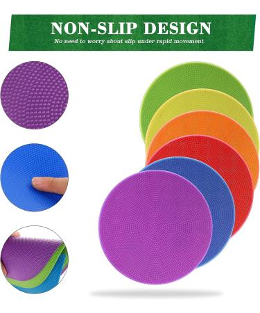GDUCKS 10 Inch Spot Markers 12 Pack - Rubber Floor Dots for Sports Training & Classroom Activities - Buy Online on GoSupps.com