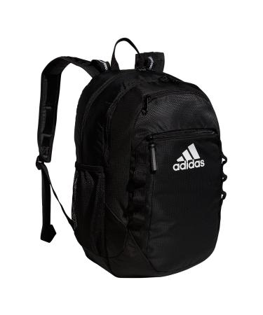 adidas Excel 6 Backpack, Black/White, One Size One Size Black/White
