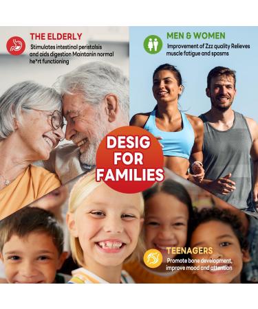 Magnesium Oxide Gummies 400mg Muscle Relaxation & Nerve Support for Adults and Kids Magnesium Oxide with Stevia & Fruit Extract Vegan Non-GMO Gluten-Free 60 Gummies Strawberry 60 Count (Pack of 1) - Buy Online on GoSupps.com