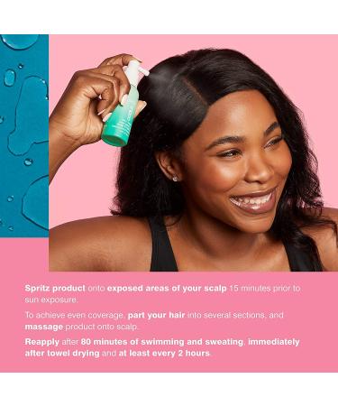 Coola Organic Scalp Spray & Hair Sunscreen Mist SPF 30 - Pack of 2 | Vegan & Gluten-Free | Ocean Salted Sage | Dermatologist Tested for Daily Protection - Buy Online on GoSupps.com